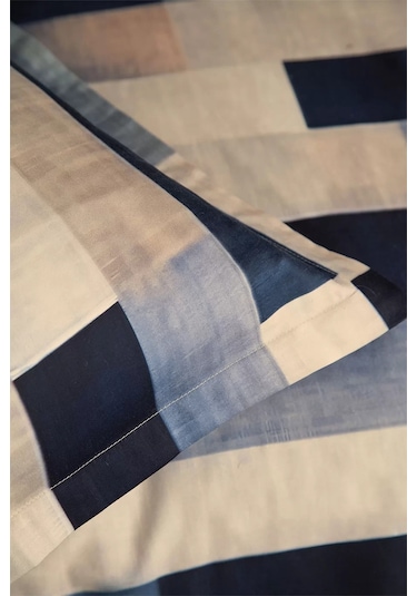 İssimo Home Wang %100 Pamuk Saten Çift Kişilik Nevresim Takımı Krem