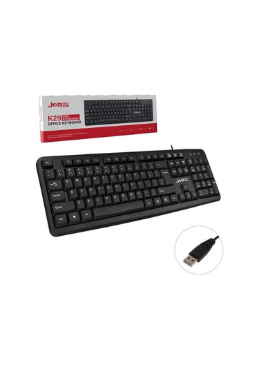 Jedel K-29 Kablolu Klavye Q Türkçe