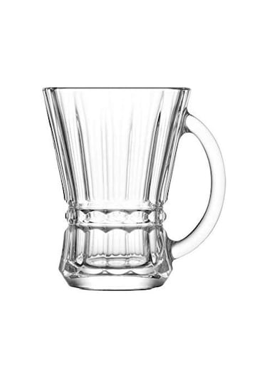 LAV Venüs Cam Kulplu Çay Bardağı 6 Kişilik 150 ml Kulplu