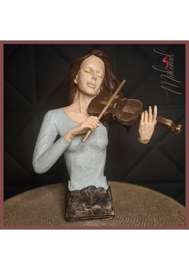 Müzisyen Heykeli Figür Dekoratif Obje Ve Biblo Masa Dekorasyon 2