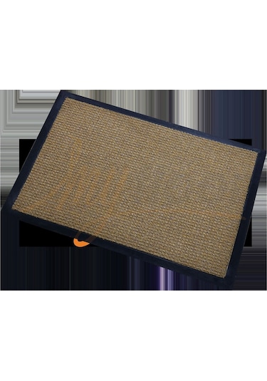 Bej Halıdan Çamur Ve Toz Sıyırıcı Çerçeveli Kapı Önü Paspası Null