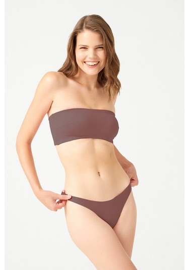 Lazer Kesim Kadın Tanga Külot 6'lı Paket Renkli-2 Çok Renkli