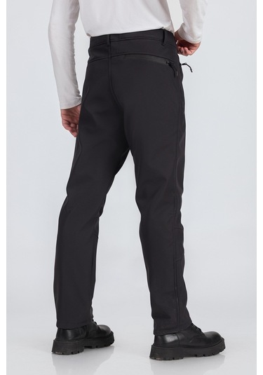 Erkek Suya Ve Rüzgara Dayanıklı Softshell Outdoor Pantolon Füme