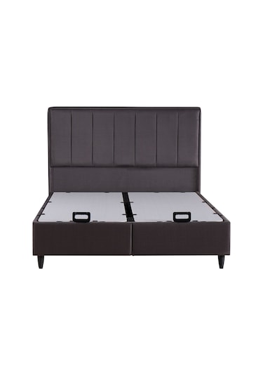 Kilim Mobilya Royal Plus Sandıklı Baza Başlık Seti Antrasit 160 X 200