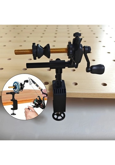Xuweiwei Çok Fonksiyonlu Balıkçılık Hattı Makinesi Masa Kelepçesi Biriktiricisi 01 Döner Makara Pvc Malzeme Balıkçılık Aksesuarları