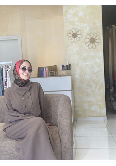 Olla Collection Brown Tensel Elbise Kahverengi