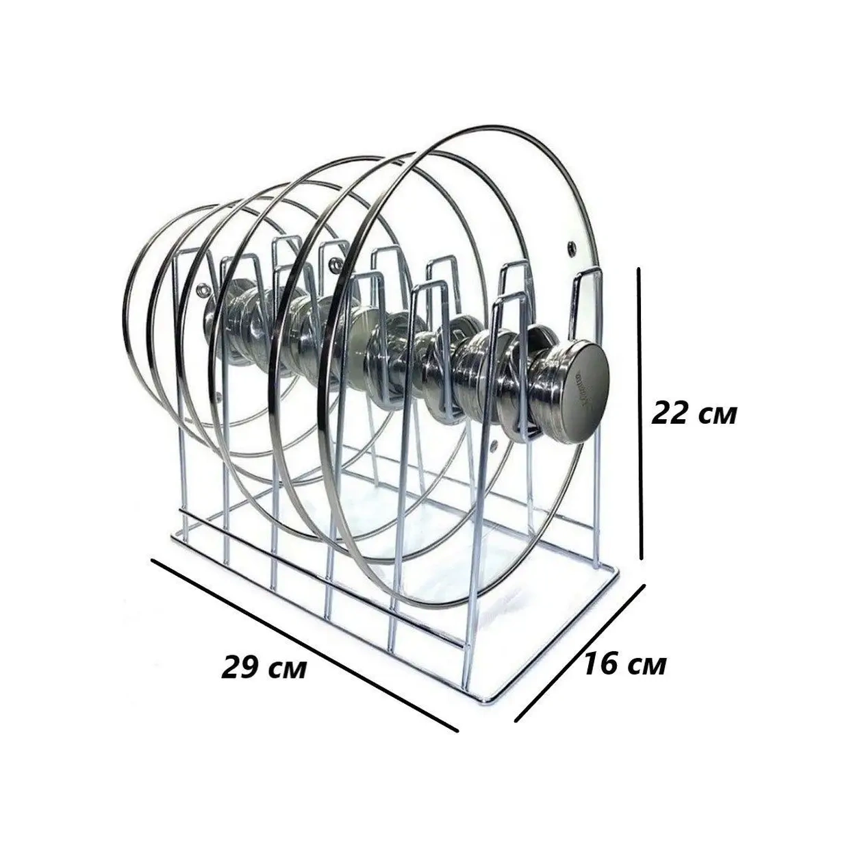 Better Kapak Tutucu Standı, Mutfak Organizeri 117790569 Siyah