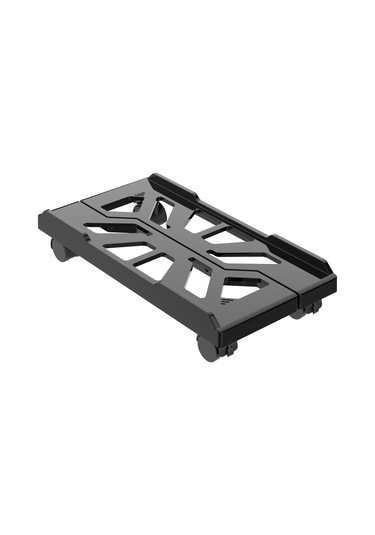 Lemestar Mobil Bilgisayar Kasası Stantı - Ev Ve Ofis İçin Genişletilebilir Genişlik, Soğutma Tasarımı Ve Frenli Tekerlekler - Siyah