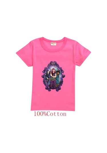 Mınıso Çocuk Karikatür Baskılı T-shirt - Erkek Ve Kız Çocuklar İçin Casual Tişörthaki Haki