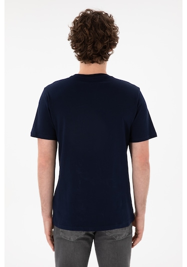 U.S. Polo Assn. Erkek Regular Fit Bisiklet Yaka Lacivert Basic Tişört 50305985-VR033 U.S. Polo Assn. Erkek Regular Fit Bisiklet Yaka Lacivert Basic Tişört 50305985-VR033