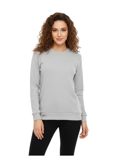 Linsolita Kadın Sıfıryaka Sweatshirt Bgl-st05116 Taş
