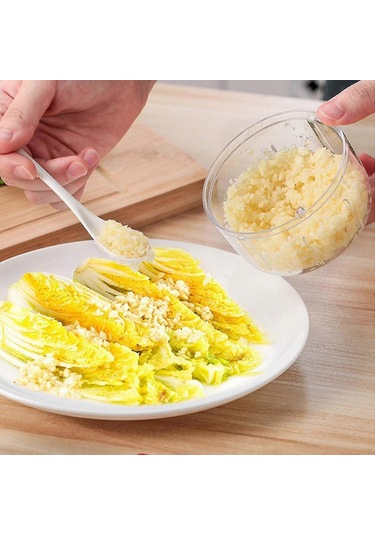 Usb Şarj Edilebilir Mini Elektrikli Sarımsak Doğrayıcı, 100ml Taşınabilir Gıda İşlemcisi Ve Et Kıyma Makinesi, Su Geçirmez Mutfak Aletibeyaz Siyah