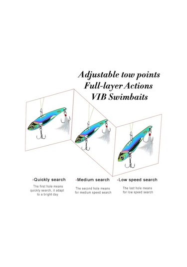 Neevoyu Metal Vıb Yaban Balığı Yemi 20g - Uzak Atışlı, Çok Renkli, Hızlı Batma, St36 Ve Kan Oluklu Tüy İğnesi, Tüm Su Tipleri İçin