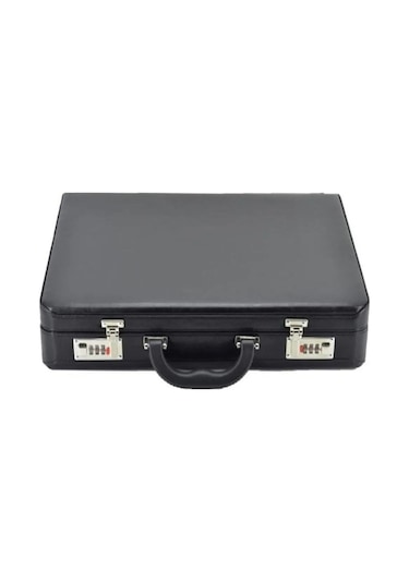 James Bond Klasik Evrak Çantası Şifreli Kilit 8 Cm Siyah