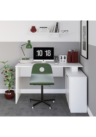 Decormet Başak Çalışma Masası Beyaz Diğer