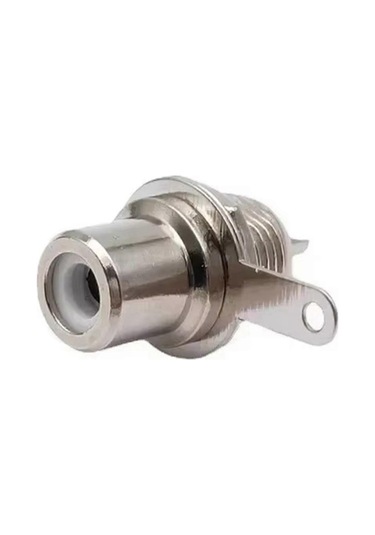 100 Adet Nikel Kaplama Dişi Soket Ses Video Av Soketi