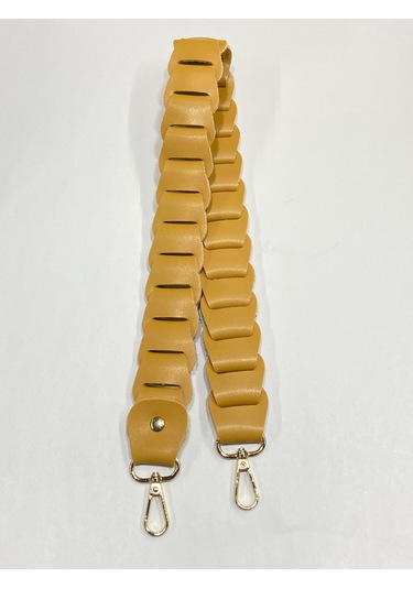 Çanta Sapı / Omuz Çanta Sapı/ Örgü Model / - Hardal Hardal