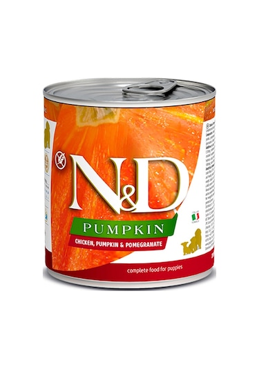 N&D Tavuklu Balkabaklı Narlı Konserve Yavru Köpek Maması 285 G