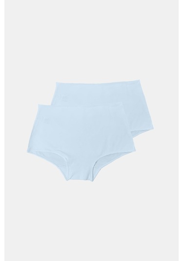 Malabadi Kadın Ekru 2 Li Paket Geniş Kenarlı Modal Külot 1053 Ekru