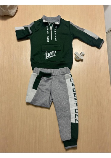 2iplik Takım Baskılı Yeşil