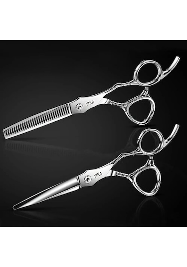 Pazly Profesyonel Saç Kesim Makası Gümüş Renk - Kaliteli Ve Hassas Gümüş