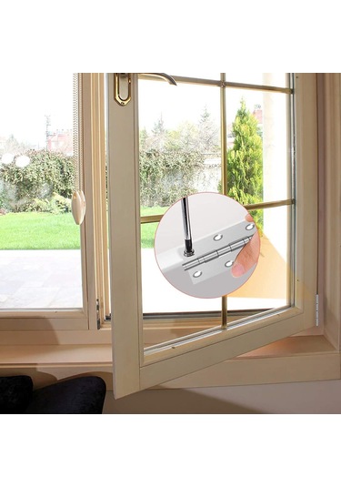 10 Parça Kapı Menteşesi, Paslanmaz Çelik Akçaağaç, Görünmez, Menteşe, ,