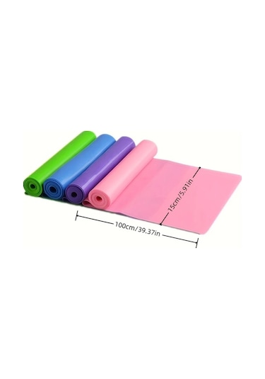 Elmpaly Yeşil 6.56ft Premium Lastik Direnç Bandı Yoga Ve Evde Fitness Güç Antrenmanı İçin Yeşil