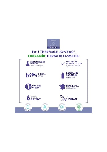 Eau Thermale Jonzac Erkekler İçin Organik Roll On Deodorant 50ml
