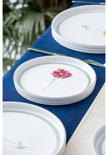 Dante 6 Kişilik 45 Parça Kahvaltı & Yemektakımı Çok Renkli