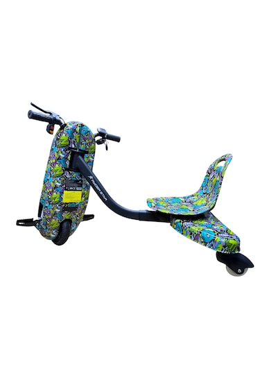Drift Car Elektrikli Kaykay Drift Scooter Bluetooth Hoparlörlü RS-R1 Alphabet Grafiti