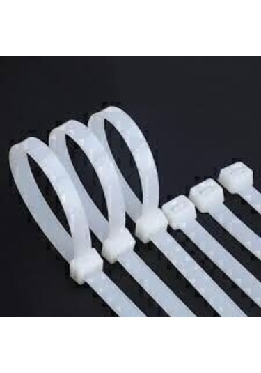 Tork Kablo Bağı Cırt Kelepçe 7,6 Mmx610 Mm Beyaz 100 'lü Paket