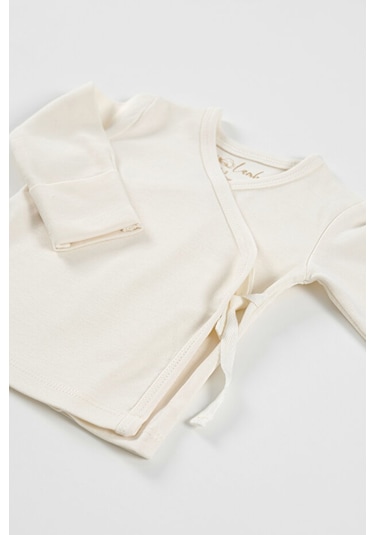 Tinylamb Pure Organik Yenidoğan Hastane Çıkış Seti - 11 Parça Krem