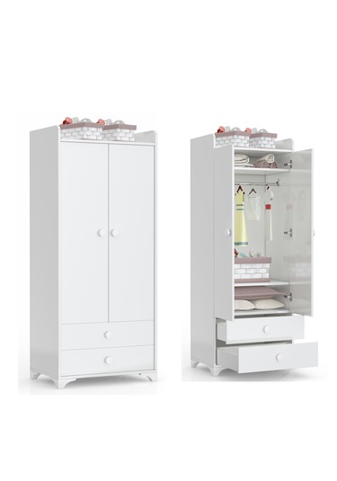 Patiko Sw 703a Büyüyebilen Bebek Odası Takımı Beyaz