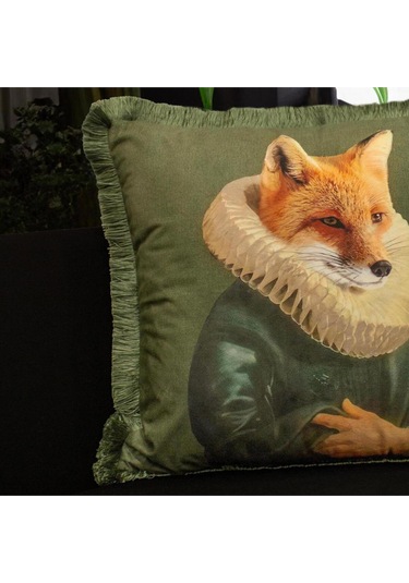 Mr. Fox Tilki Yastık/kırlent Dolgu Boncuk Elyaf, Ulusl. Yıkama Ve Solmama Sertifikası Çok Renkli