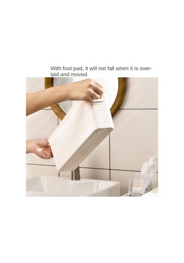 Sones Masaüstü Saklama Kutusu Kozmetik Bitirme Kutusu, Stil: Küçük Kısa Kapaksız Diğer