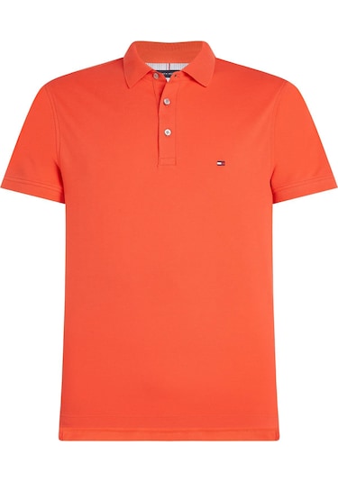 Tommy Hilfiger Polo Yaka Pike Erkek T-shirt Fuşya