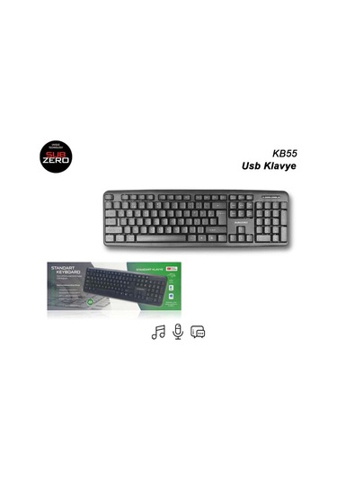 Subzero Standart Kablolu Q Klavye Kb55