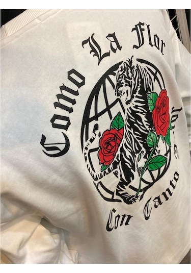 Insane Minds Bisiklet Yaka Baskılı Oversize Sweatshirt Insane Minds Bisiklet Yaka Baskılı Oversize Sweatshirt