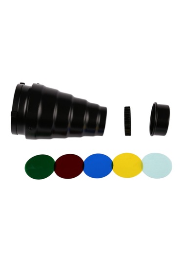 Gdx Sn-01 120mm Çaplı Petekli Snoot Bowens Adaptörlü Stüdyo Flaş