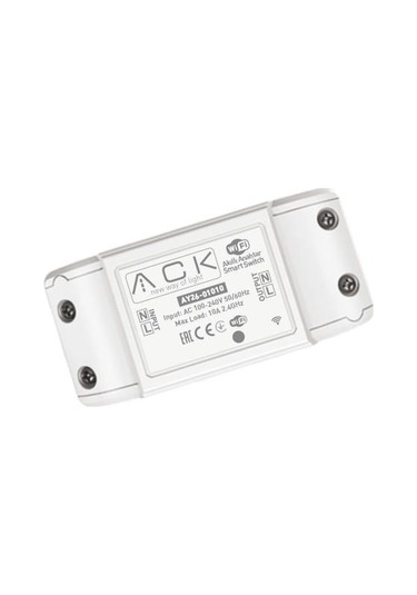 Ack - Akıllı Wifi Anahtar Smart Switch Uzaktan Kontrol Sesli Komut Ay26-01010