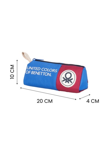United Colors Of Benetton. Tricolor Erkek Çocuk Üçgen Kalemlik Saks Mavi