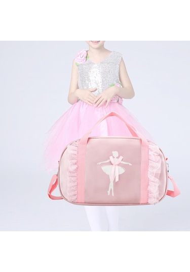 Homyl Bale Dans Çantası Tatlı Tutu Elbise Seyahat Için Çocuk Pembe