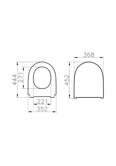 230-003r009 Vitra Nest Quantumflush Klozet Kapağı Yavaş Kapanır Diğer