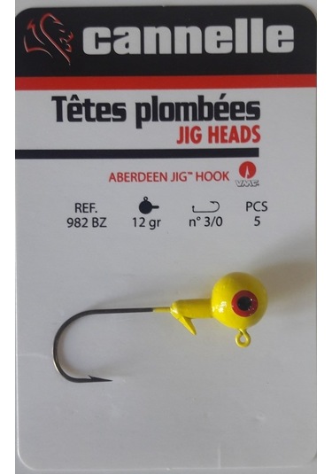Cannelle 982Bz 12Gr. 3/0 Jig Head