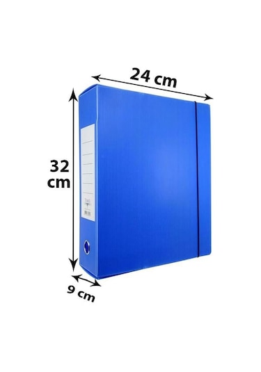 Arşiv ve Proje Kutusu 24 x 32 x 9 CM Mavi 10’lu