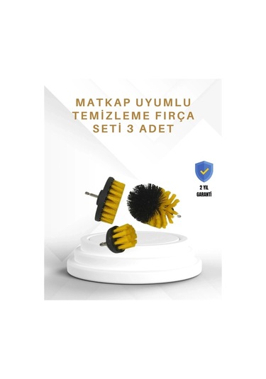 Bfs Yüksek Devirde Etkili Temizlik Sağlayan Matkap Ucu Fırça Seti