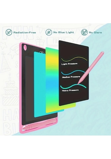 Tcherchi 8.5 İnç Lcd Doodle Pad, Yazma Tahtası Çizim Ve Aritmetik İçin, Dijital Yazma Renkli Ekran Grafik Tableti