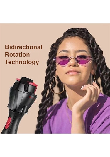 Reedark Usb Şarjlı Otomatik Saç Örgü Makinesi - 2 Hız Ayarlı, Taşınabilir Saç Şekillendirici Aleti