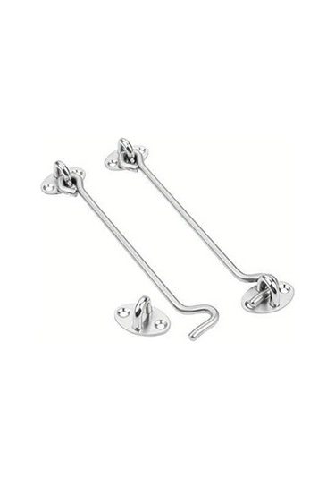 Cordial 2 Adet Paslanmaz Çelik Sessiz Sürgü Kilit Ve Mandal, 14 İnç Kapı Kilidi