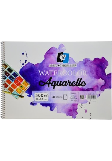 Alex Schoeller Watercolor Aquarelle 25x35 Cm 919